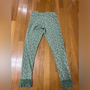 Matilda Jane Just Imagine Arden
Girls Floral Print Ruffle Legging, Olive size 16